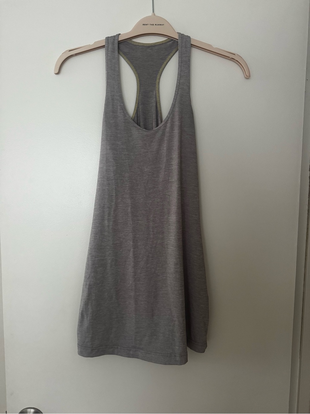 Lululemon Gray Racerback Workout Tank Top